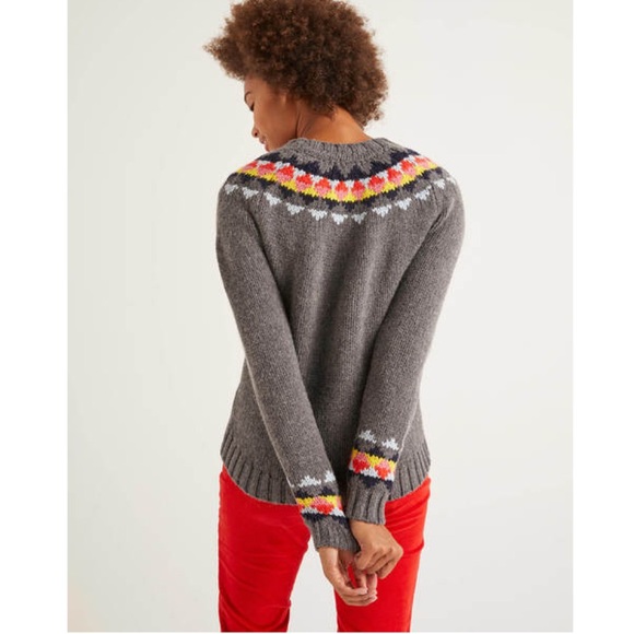 Boden Cordelia Fair Isle Sweater S - Picture 3 of 8
